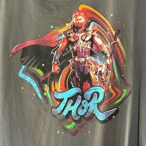 Marvel Thor Love and Thunder Gray T-Shirt
